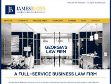 Tablet Screenshot of jamesbatesllp.com